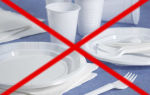 Запрет одноразовой посуды