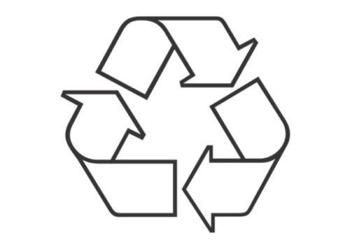 Значок переработки мусора